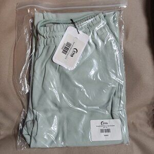 ZYIA Muted Mint Relaxation Sweats 26" (M), NWT